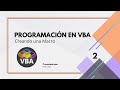 Programación en VBA  - creando una Macro