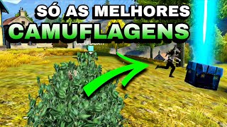 MELHORES CAMUFLAGENS DA CAMUFLADA NO FREE FIRE!!!
