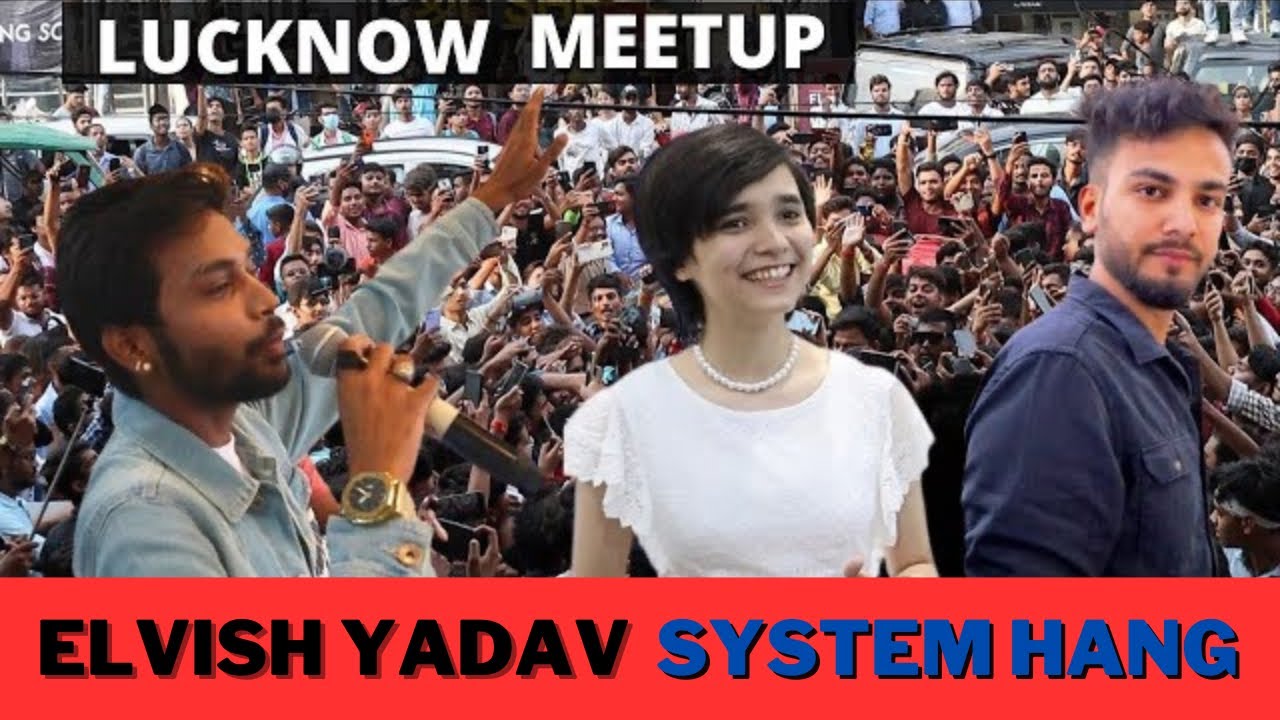 Elvish Yadav Lucknow Meetup Vlog 
