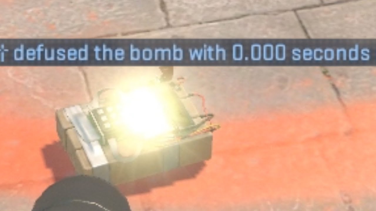 CS2 WORLD RECORD BOMB DEFUSE 0.000 Pomminpurku Maailmanennätys - YouTube