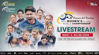 Trực tiếp 1 | Silviana Lu Vs Chezka Centeno | 2026 WPA Women’s 10-Ball World Championship
