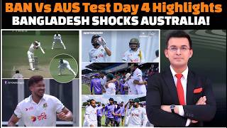 Bangladesh vs Australia 1st Test Day 4 complete match highlights today 2026.