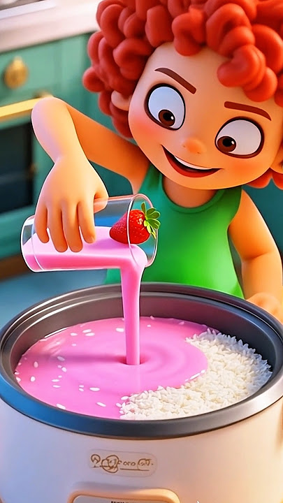 Paijo Buat Nasi Warna Ungu! #animasi #shorts #kartun