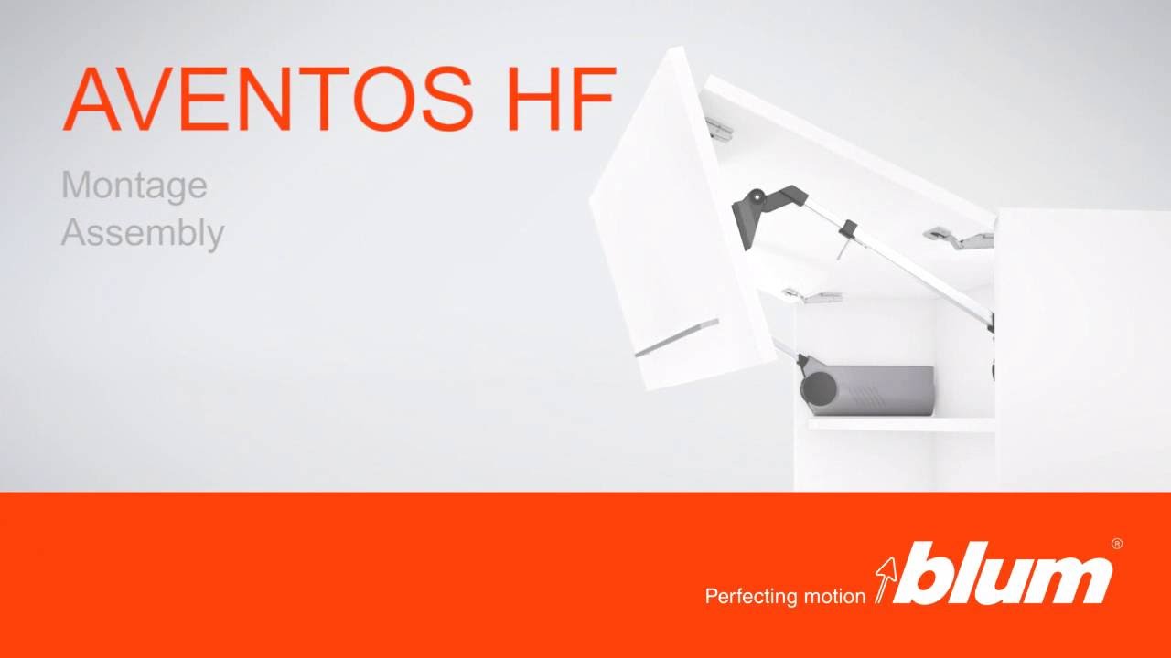 Blum sistema de portas de elevação AVENTOS HF montagem YouTube