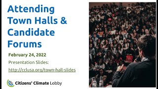 CCL Training: Attending Town Hall and Candidate Forums