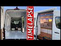 CamperVan Start To Finish | Van Build | Sprinter Conversion Timelapse