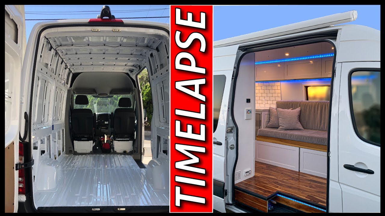 ⁣CamperVan Start To Finish | Van Build | Sprinter Conversion Timelapse