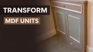 MDF alcove unit prior to painting