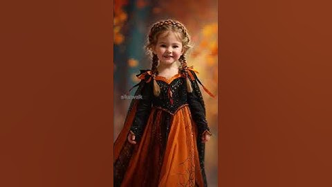 Kids Fashion Show 👗✨ Magical Runway Look #shorts #aifashion #halloween