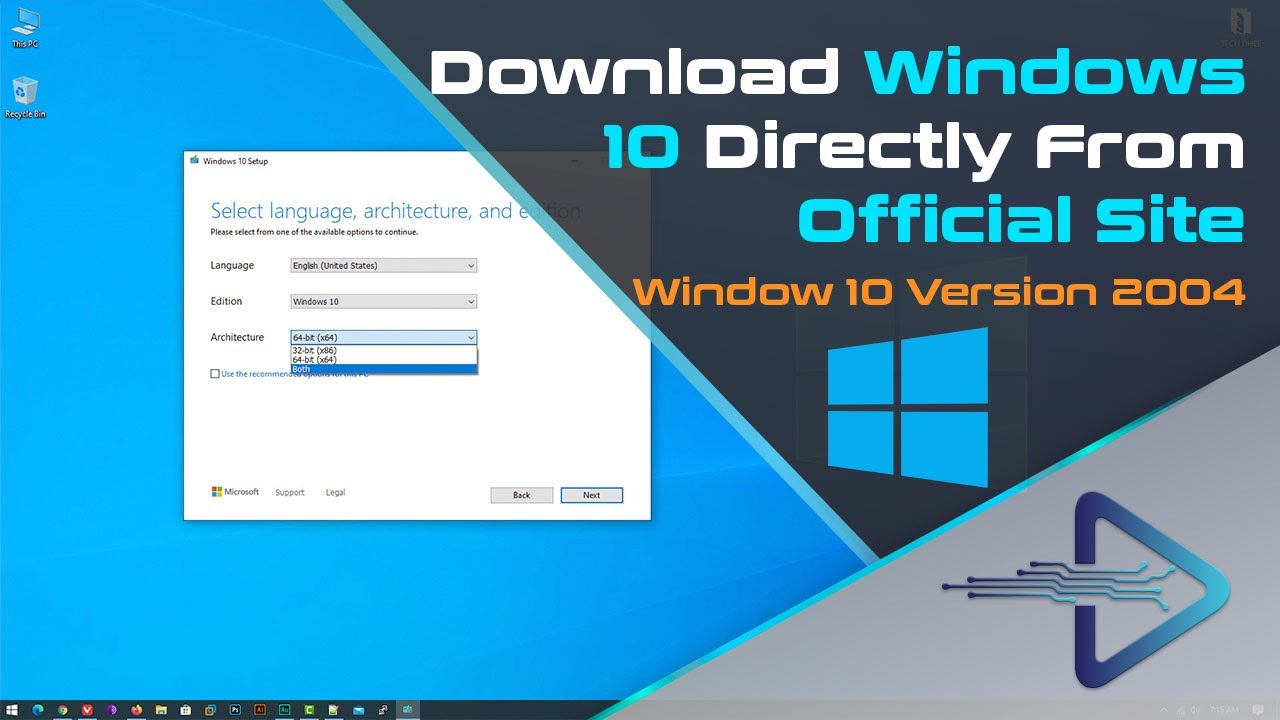 How To Download Windows 10 Directly From Official Site For Free [Window