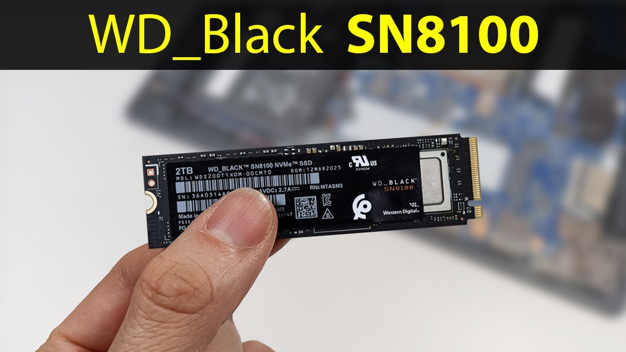 Western Digital WD_BLACK SN8100 NVMe SSD M.2 2280 PCIe Gen 5.0x4 