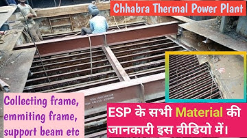 Know About Collecting frame, emitting frame, side beam, support beam in ESP || Chhabra || Rajasthan