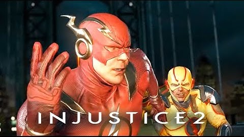 Injustice 2   Flash vs Reverse Flash CUTSCENE Cinematic Fight Scene Epic Chase