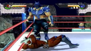 Ultimate Musclegalactic Wrestling Dik Dik Van Dik Vs Kevin Mask