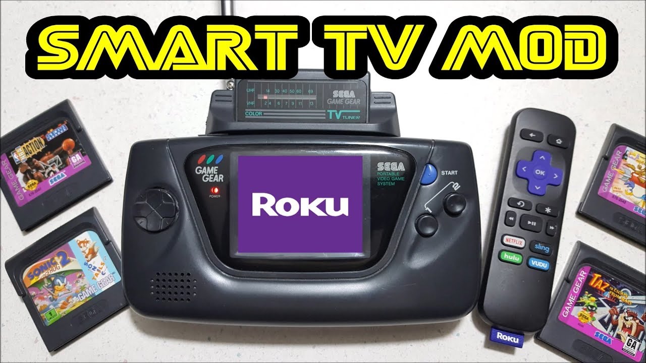 Sega Game Gear: Smart Tv Mod With Roku  Tv Tuner