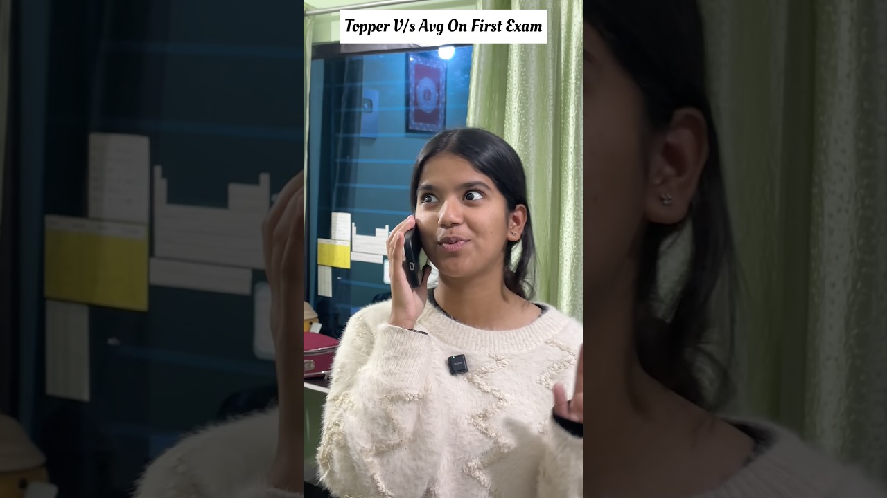 Topper Vs Avg on First Exam 😱 | Laksha Joshi | 