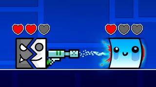 Устроил Дуэль С Ютуберами В Geometry Dash