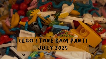 Lego Store Build A Minifigure Parts - July 2025 Edition