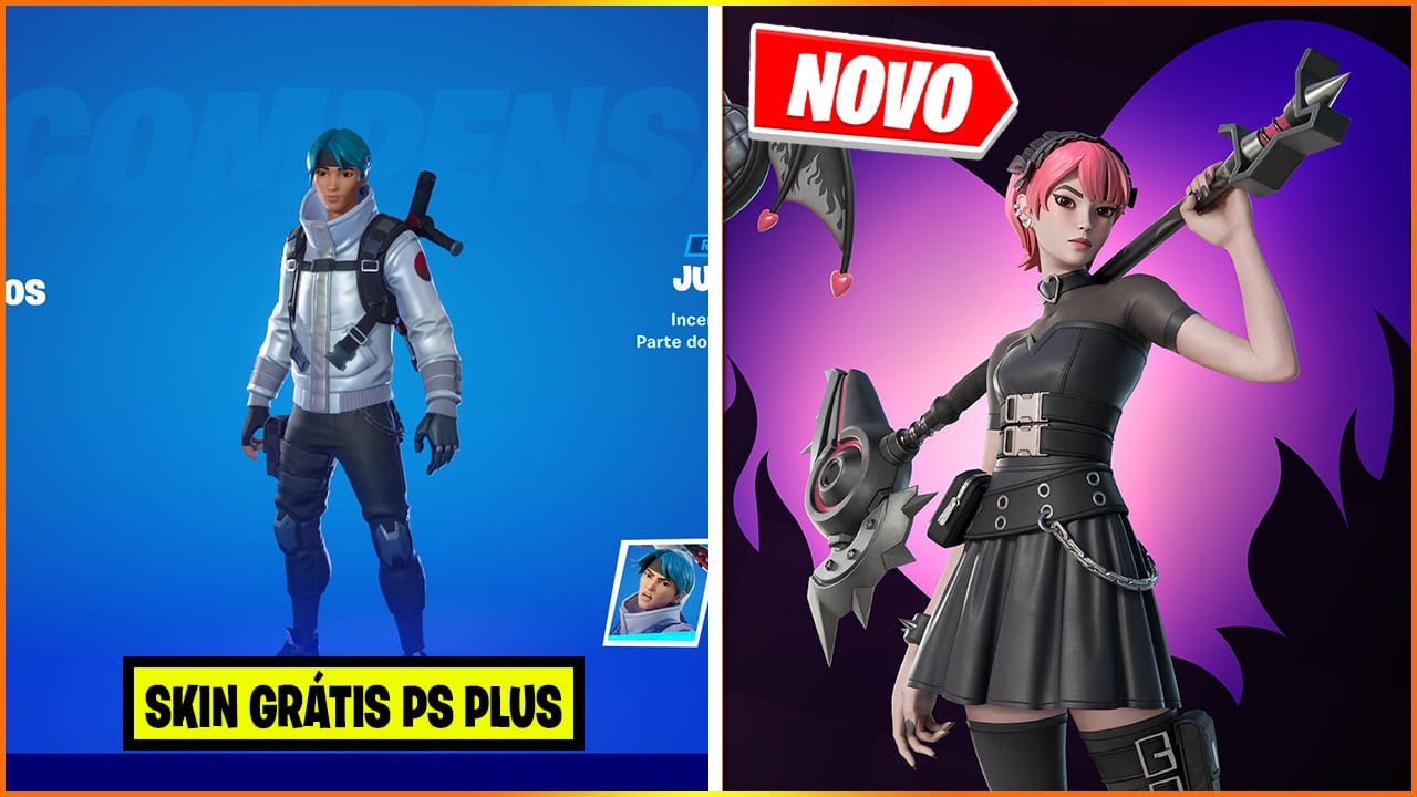 Fortnite tem novas skins gratuitas para quem tem PS Plus