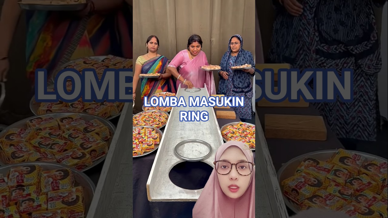 Lomba mAsukin Ring‼️SumitFamilyChallenge #humor #funny