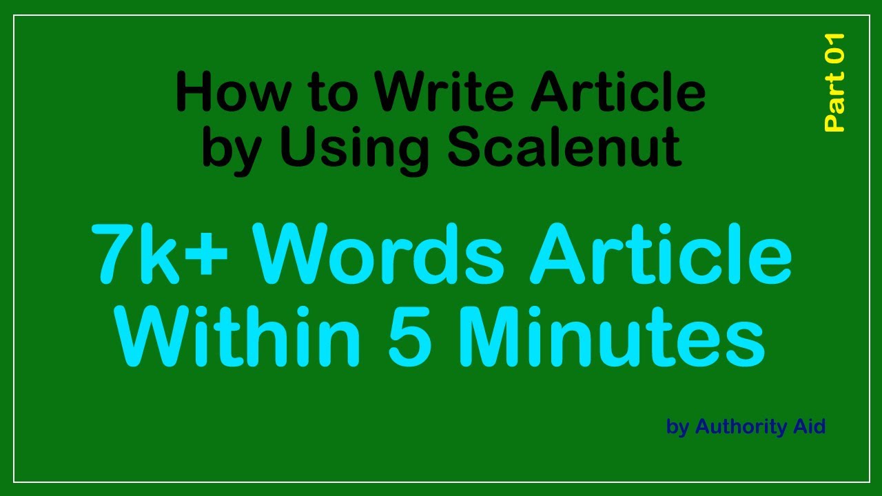 How To Write Article By Using AI Writing Tool Uses Of Scalenut Part 01 how-to-write-article-by-using-ai-writing-tool-uses-of-scalenut-part-01