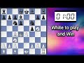 CHESS PUZZLE - White to play and win - Try to solve in 60 seconds.