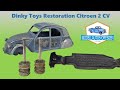 DINKY TOYS Restauration #106 Citroen 2 CV no. 535 1959 [Modellauto]