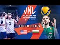 🇺🇸 USA vs. 🇧🇬 BUL - Highlights Week 2 | Men's VNL 2022