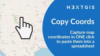 Copy Coords – Capture map coordinates in ONE click to paste them into a spreadsheet