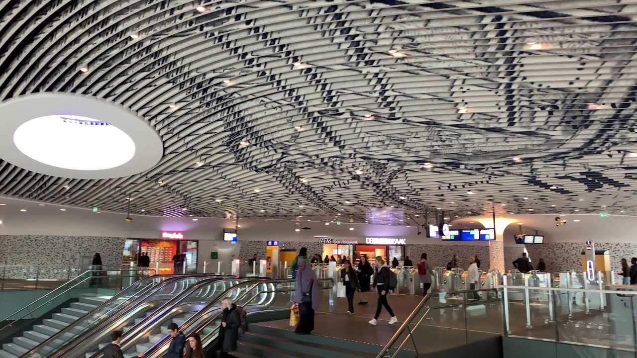 Delft, Netherlands train station.