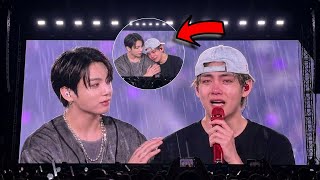 TAEHYUNG BROKE DOWN IN FRONT OF THOUSANDS…😭 Then JUNGKOOK Pulled Him Close and THIS Happened…
