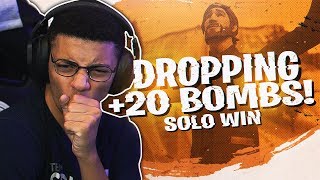 DROPPING A 22 BOMB! AGGRESSIVE SOLO WIN (Fortnite BR Full Match)