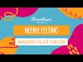 An Introduction to Needle Felting - Making Flat Pieces of Felt