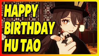 Genshin Impact - Happy Birthday, Hu Tao! Aha! Heh, did I scare you? Let's  see who is here to visit me for my birthday~ To be honest, those old fogeys  at the