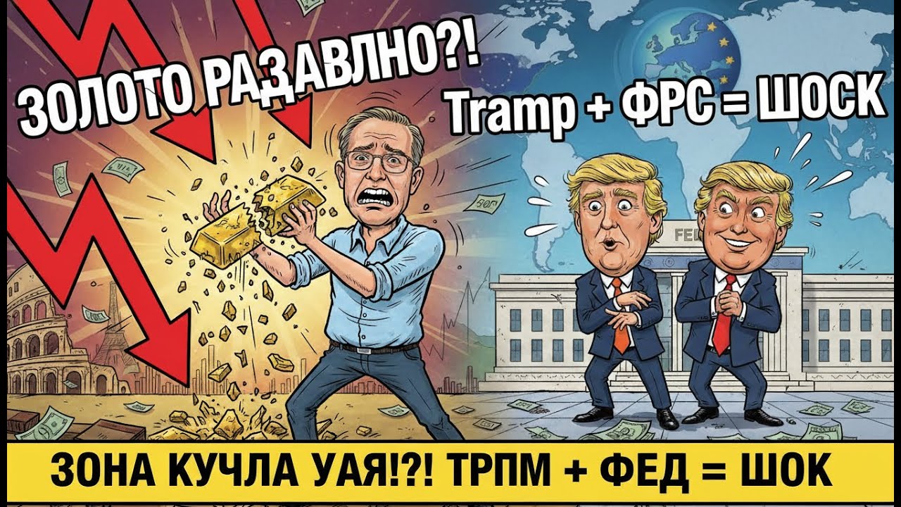 Цены на золото и серебро резко упали после назначения Трампом нового председателя Федеральной резерв