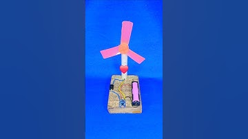 Rechargeable Fan Simple Circuit ❤️ Mini DC Motor Fan #minifan #shorts #ytshorts