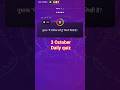 kbc 3 October Offline quiz answer | KBC daily quiz answer today | #kbcdailyquiz #kbc #kbcwin
