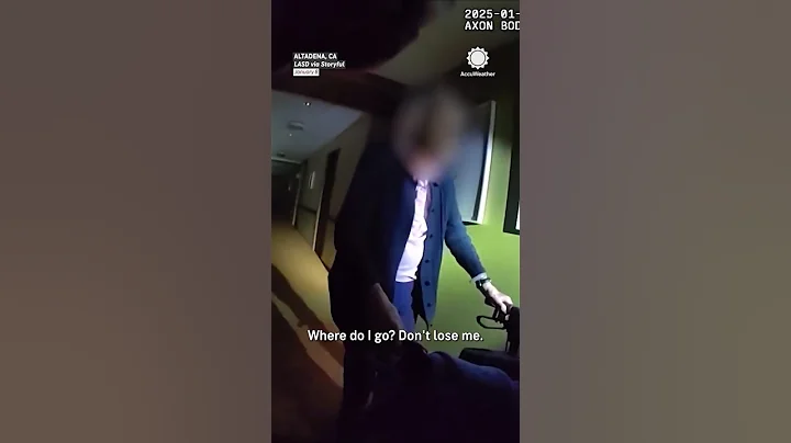 "Don't Lose Me:" Elderly Woman Trapped in Wildfire Bodycam Footage