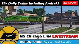 Huron, Ohio, USA | LIVE Train Camera