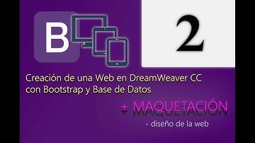 Cap 02 - Creación de una web en DreamWeaver CC con Bootstrap y Base de Datos