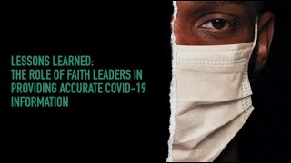 Building Community Resilience on COVID-19: Lessons Learned Convening - Q&A with Dr. Ike Mack