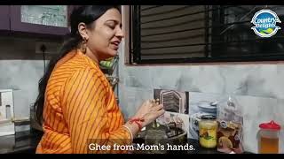 Nandan endorsing Country Delight Ghee