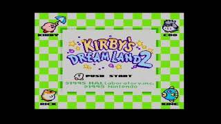 Kirbys Dream Land 2 - Title screen music - Super Game Boy version