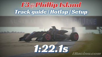 iRacing F3 Open Series 22S3 - PHILLIP ISLAND - Hot Lap + Setup + Track Guide