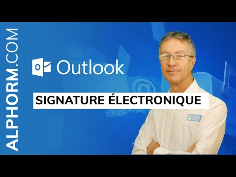 Electronic Signature in Outlook - Video Tutorial