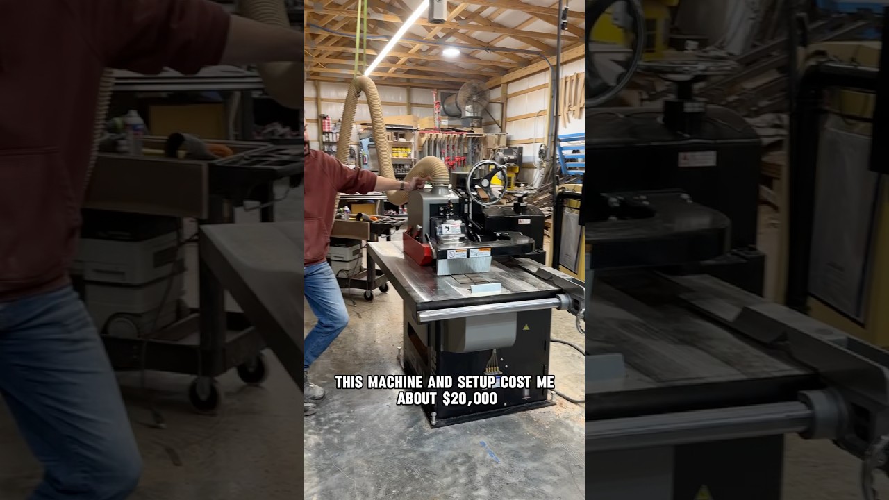 Деревообрабатывающий станок стоит 20 000 долларов? 🤔