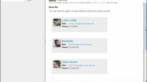 User Profile Plugin - profilelist macro