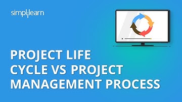 Project Life Cycle vs Project Management process | PMP® Training Videos | Simplilearn