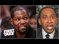 Stephen A. on whether Kevin Durant’s MJ comments were a shot at LeBron | First Take