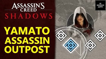 AC Shadows Yamato Assassin Outpost - Find Clues About Kakushiba Ikki - Kompira Shrine